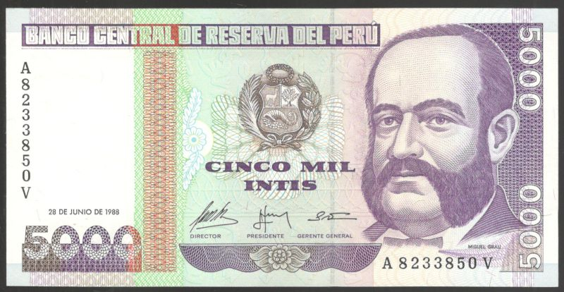 5000 ���� 1988 ���� UNC

