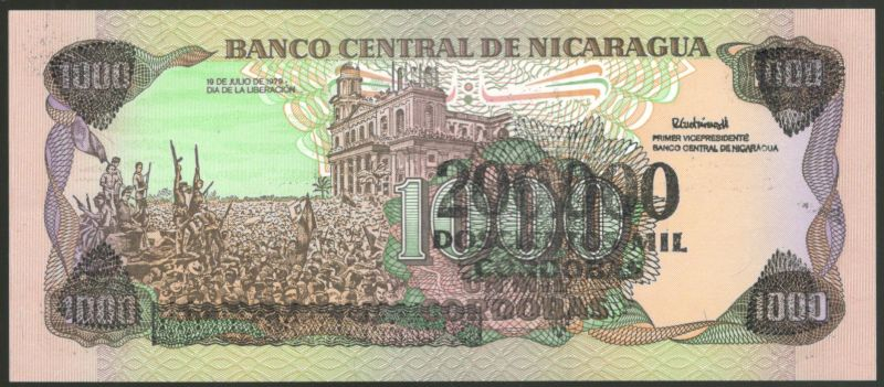 1000 ������� 1985(1990) ��������� (���������� 200000 �������) UNC
