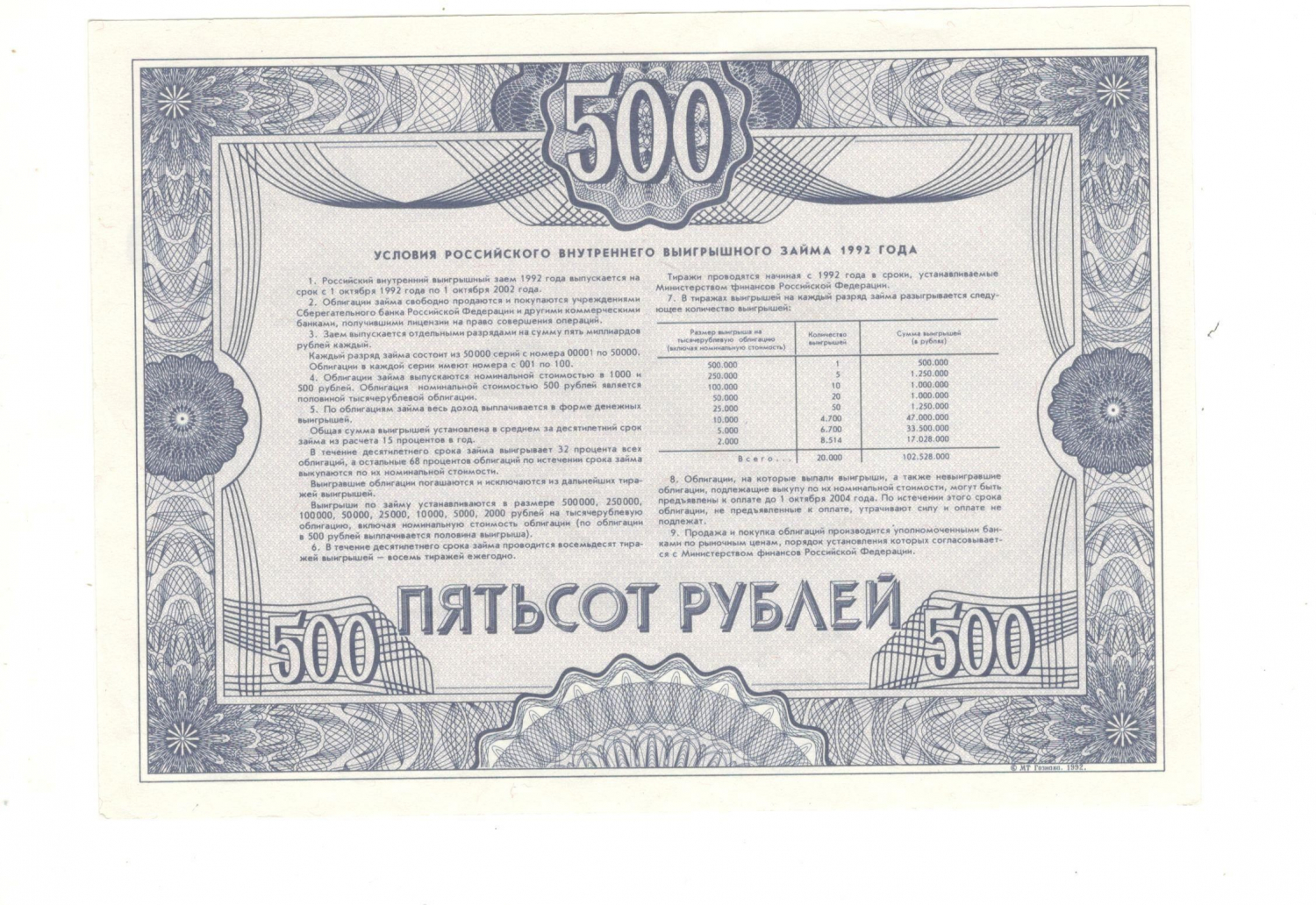 ��������� �� ����� 500 ������ ���������� ���������� ���������� ���� 1992
