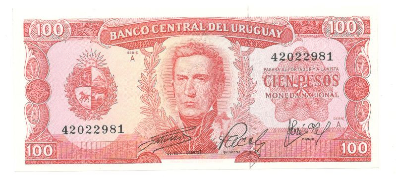 100 ���� 1967 ������� UNC
