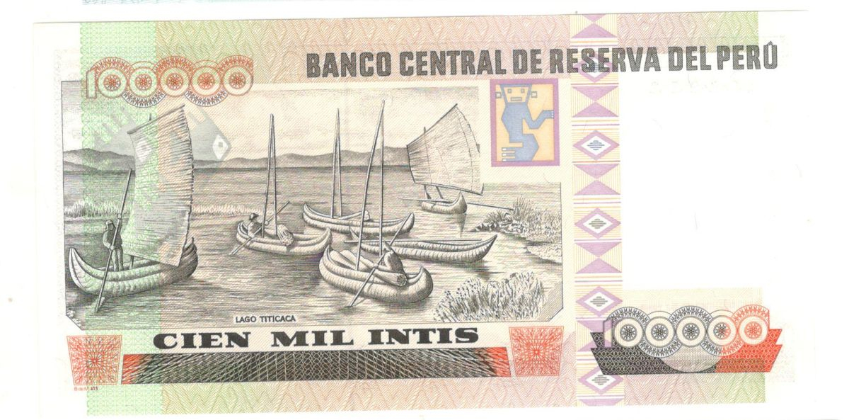 100000 ���� 1989 ���� UNC
